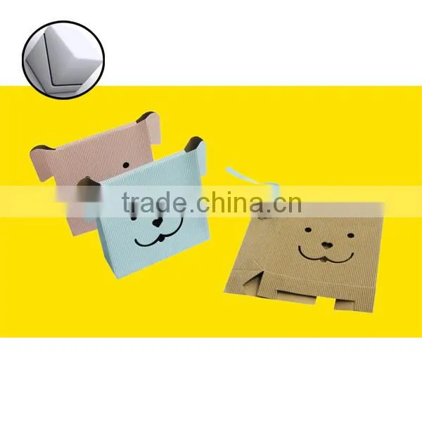 Custom Printed Logo Corrugated Paper Box With PVC Window photo-3
