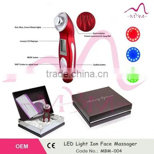 LED Therapy Face Lift Machine EMS Handheld Wrinkle Remove Device photo-2