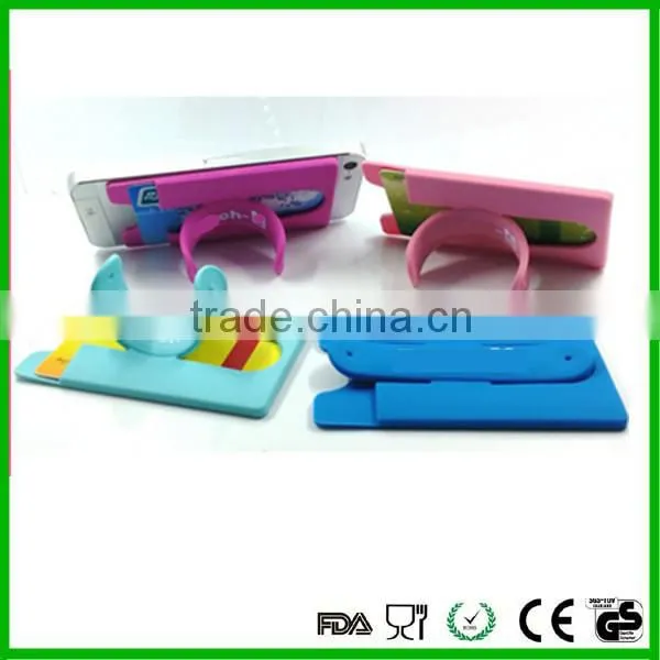Adhesive Silicone Smart Cell Phone Wallet photo-3