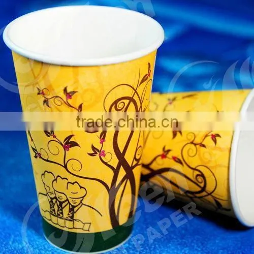 Disposable Paper Cup With Handle, Paper for Cup, Customized Coffee Paper Cup photo-3