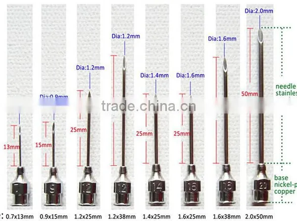 12pcs Stainless Steel Syringe Needle Livestock Chicken Sheep Hog Cattle 8 Sizes photo-5