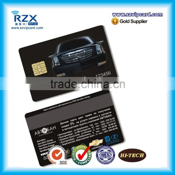 Full CMYK Printing Plastic Smart Pvc Card With FM4442/ FM4428 Chip photo-4