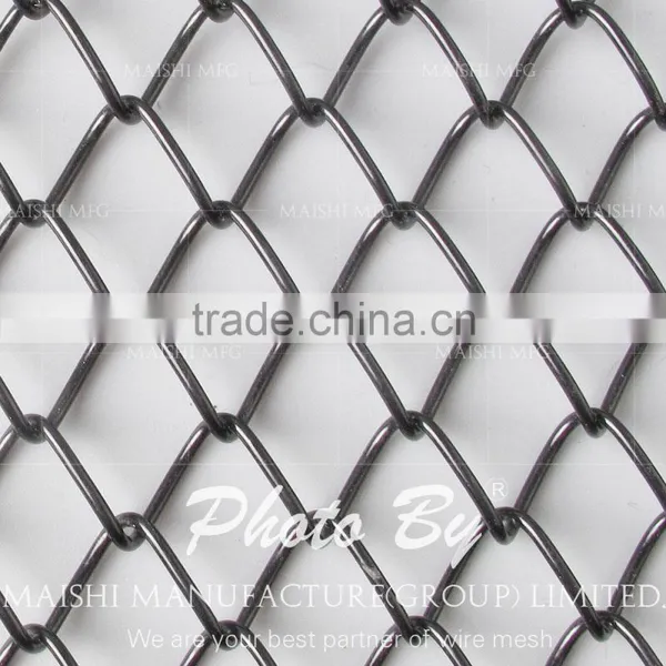 Green PVC Coated Fencing Chain Link photo-4