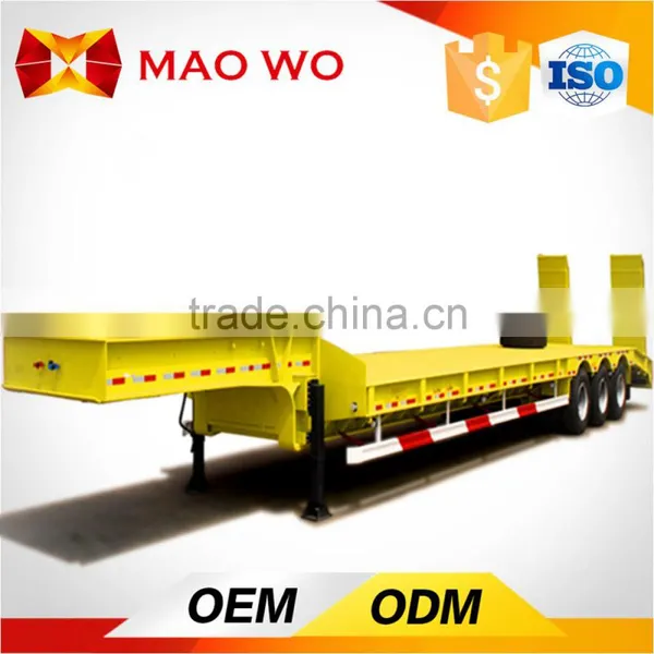 Factory Price 40T Heavy Duty Low Bed Car Carrier Truck Trailer photo-6