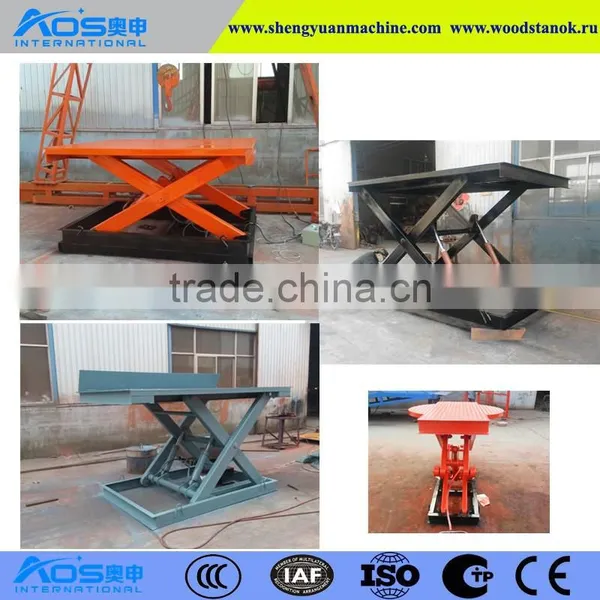 Customized Hydraulic Stationary Scissor Lift Platform For Warehouse Working photo-4