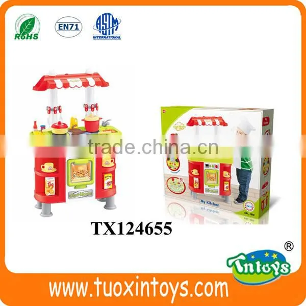 Plastic Kids Play Kitchen Set Chef Cooking Toys photo-2