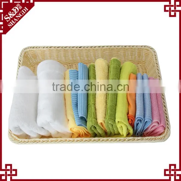 Rectangular Rattan Woven Baskets for Supermarket Display Shelves photo-2