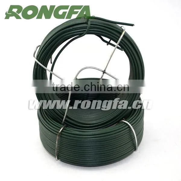 15m 20m 30m Green Plastic Coated Garden Round Iron Wire photo-5