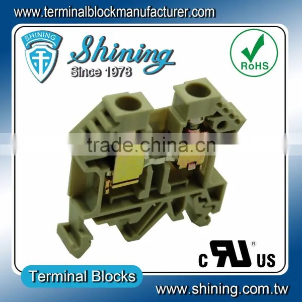 TF-10 Euro Type 600V 53A Screw Clamp 10mm Din Wire Connector photo-2