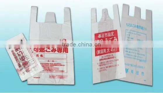 Custom Plastic Garbage Bag---T-shirt Bag or Flat Bags--HDPE/LDPE/LLDPE photo-3