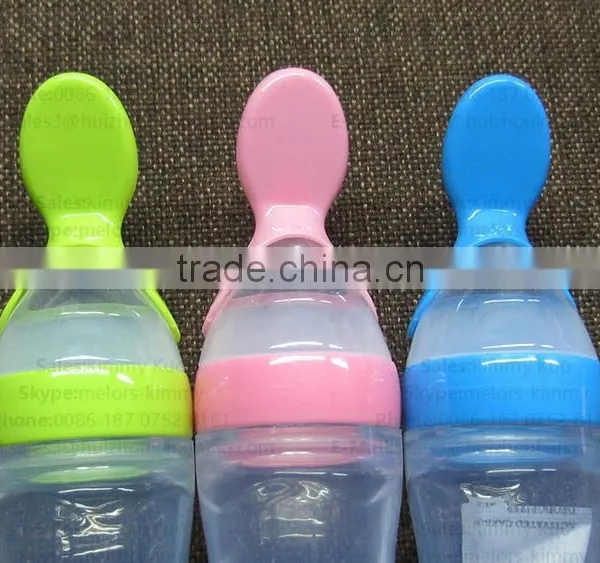 Wholesale Biberon Baby Bottle Silicone Baby Feeding Bottle FDA Water Bottle photo-2