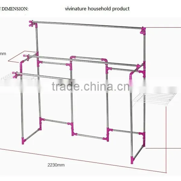 Collapsible Blanket and Clothes Drying Rack photo-2