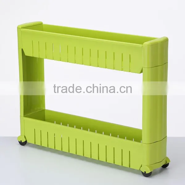 Plastic Bathroom Shelf With Two Layers Organizer photo-2