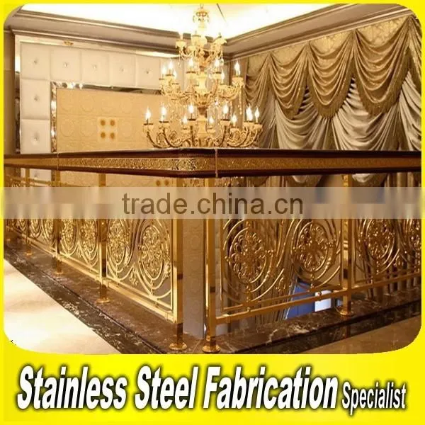 Interior Antique Bronze Finish Copper Staircase photo-4