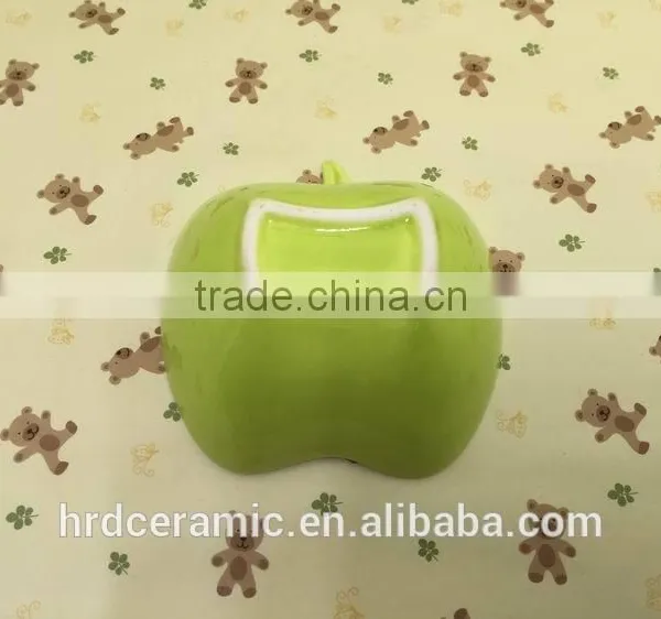 Stocked Apple Shape Porcelain Food Dish/soap Dish/salad Bowl photo-4