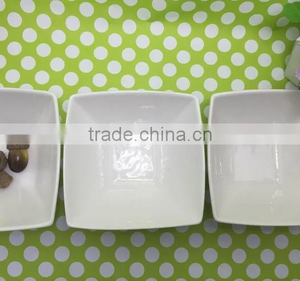 China Manufacturer Stocked White Porcelain Square Dish/food Dish/rice Dish photo-5