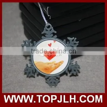 Promotion Dye Sublimation Photo Print Christmas Snowflake Decoration photo-3