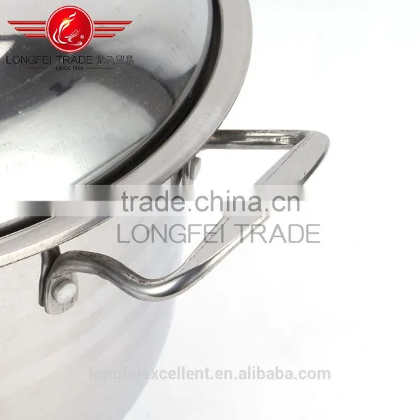 Chinese Factory Wholesale High Quality Magnetic Stainless Steel Cookware Set/cooking Pot Set photo-3