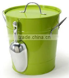 Wholesale Metal Ice Bucket With Lid and Scoop photo-2