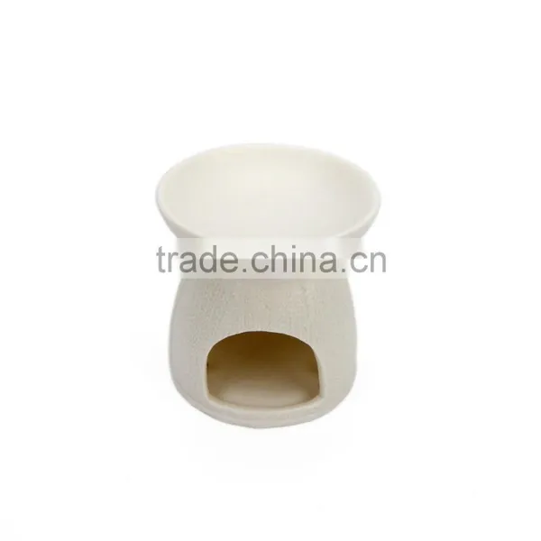2016 Eco-Friendly Elegant White Hollow Ceramic Essential Oil Burner photo-2