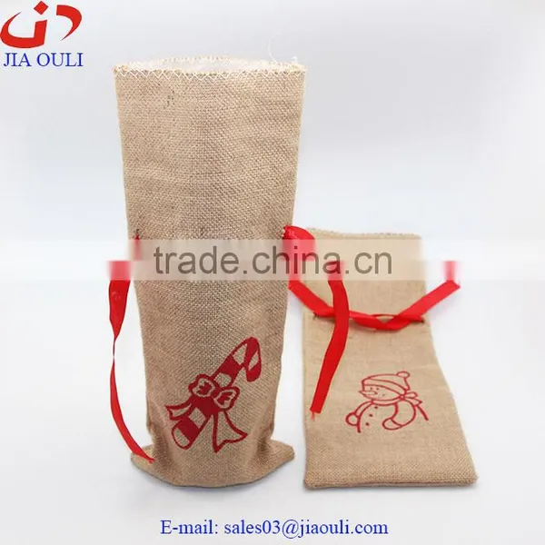 Cheap Decorative Wine Bottle Bags For Christmas photo-2