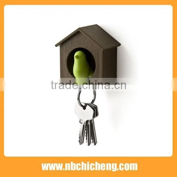 Plastic House Shaped Keychain photo-5