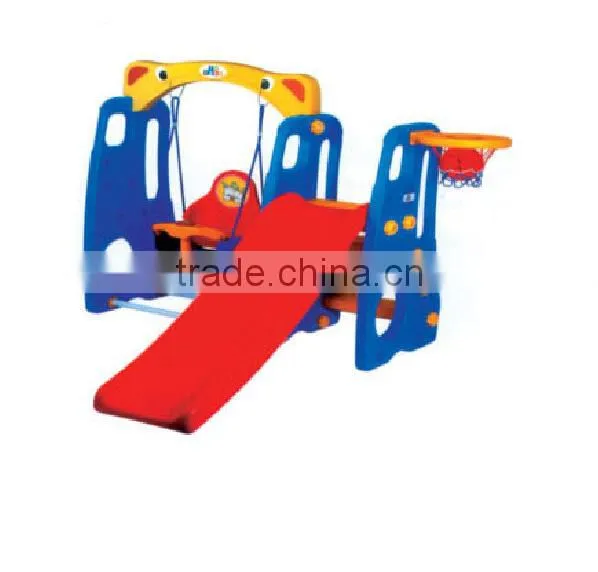Hot Popular Sale Combination Indoor Plastic Slide And Swing Slide Indoor Kids Toys Supplier in Malaysia (A-19304) photo-3