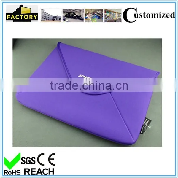 2015 New Style Recyclable Neoprene Laptop Sleeve Wholesales / Neoprene Laptop Sleeve Without Zipper photo-5
