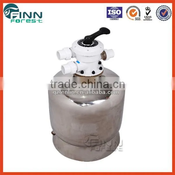 Commercial Wholesale Swimming Pool Top Mount Stainless Steel Used Sand Filter for Water Treatment photo-2