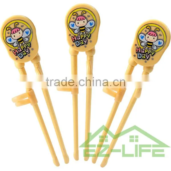 Healthy ECO Friendly Corn PLA Plastic Baby Training Chopsticks photo-3