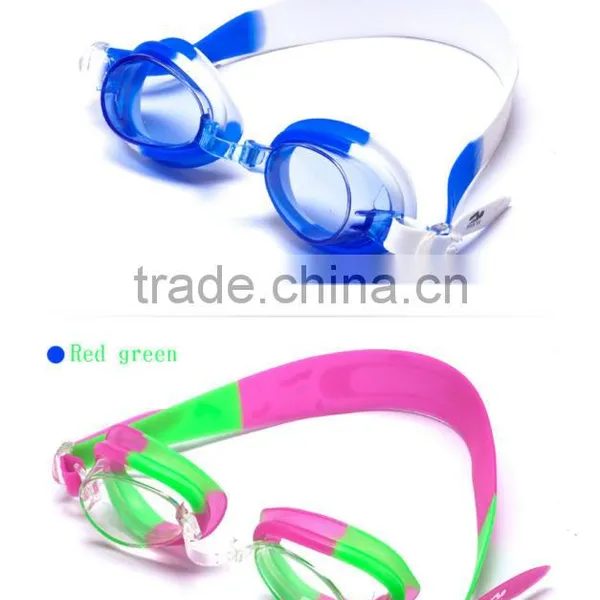 Hot Sale Silicone Frame Waterproof Kids Swimming Waterproof Adjustable Water Glasses photo-2