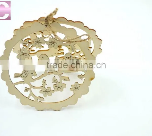 2016 Die Cut Christmas Wood Laser Key Craft Piece Deco photo-3