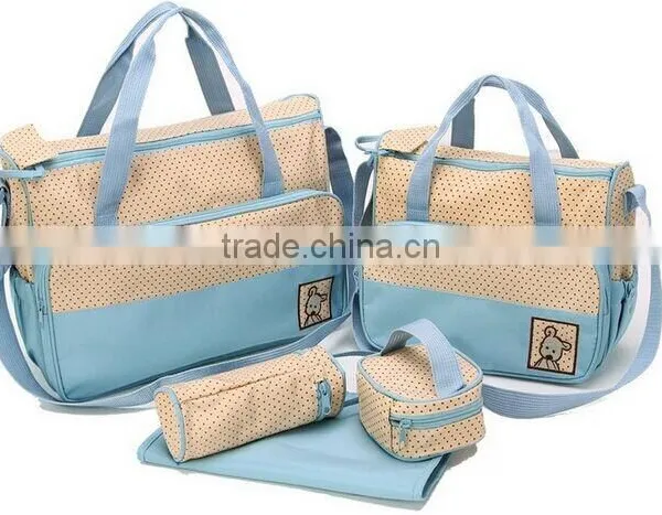 5PCs Baby Nappy Changing Bag Set photo-5
