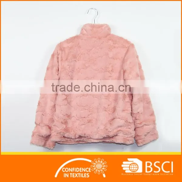 Latest Winter Wear Fake Fur Girl Coat photo-2