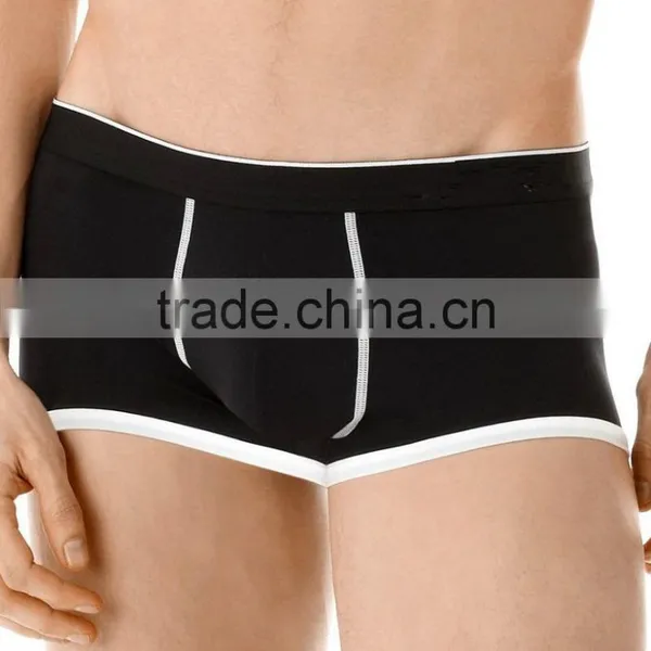 100 Cotton Mens Plain Men in Tight Boxer Briefs Manufacturer UP0003A photo-3