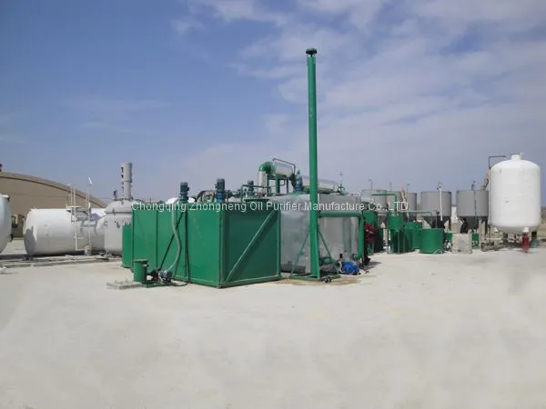 Машина для перегонки черной грязной нефти BOD, завод по производству базового масла photo-5