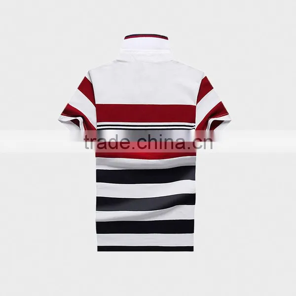 2015 Men's Polo Shirt With Stipe photo-2