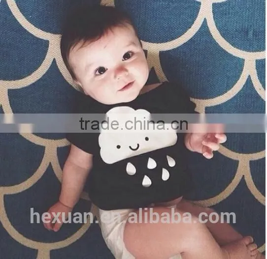 100% Cotton Short Sleeve Baby Romper Wholesale photo-4