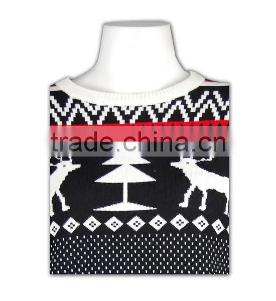 ISO9001/BSCI Latest Design Women Winter Knitted Partter Sweater photo-5