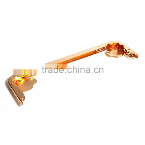 Custom Iron Based Alloy Apple Fruit Gold Plated Kiss Clasp Purse Frame photo-3