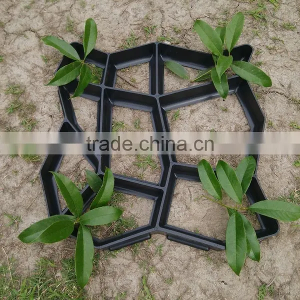 Factory Sale Concrete Paver Mold,DIY Your Garden and Pave Ways, Plastic Concrete Paving Mold for Your Yard Path and Platform photo-3