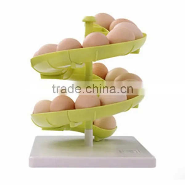 1PC Creative Kitchen Supplies Eggs Racks Fruit Vegetable Food Storage Racks Multifunction Home Kitchen Bar Storage Tools KC1515 photo-4