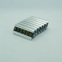 JEWELRY WATCH PHONE SHOP PRICE TAG DISPLAY LABEL METAL STAND BAR photo-3