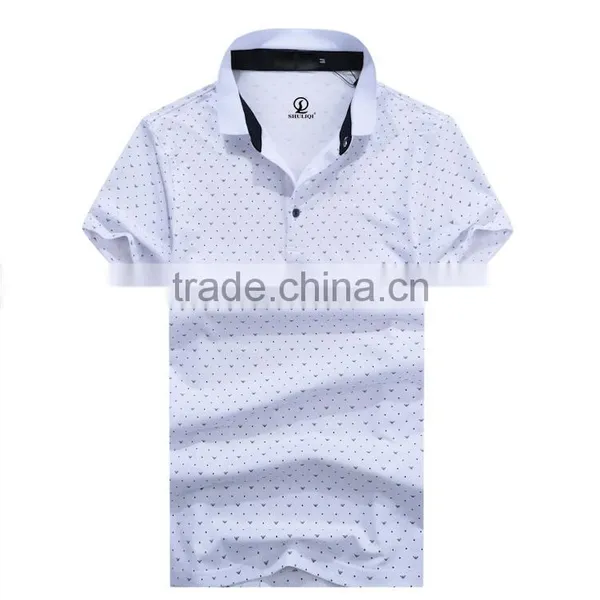 Dot Pattern Polo T-shirt Polo Luggage Custom Design OEM photo-3