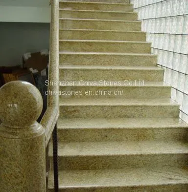 G682 Rusty Yellow Polished Granite Tiles Granite Floor Tiles Granite Slabs photo-2