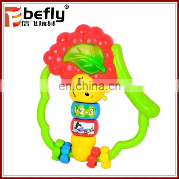 High Quality Plastic Baby Rattle Ring photo-3