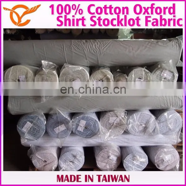 Taiwan New Product Wrinkle Free Oxford Shirt Stocklot Fabric photo-4