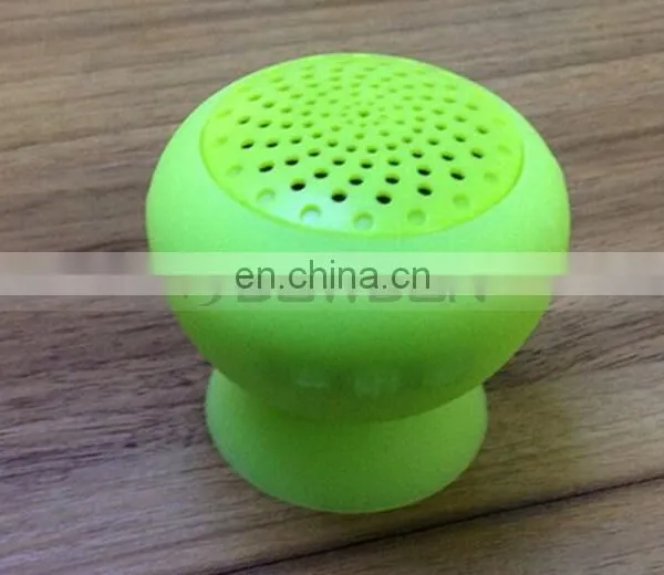 140mm 3W Bass Support Card Cute Silicone Sucker Wireless Mini Speaker photo-3