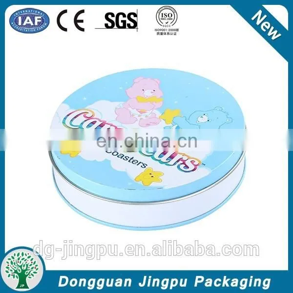 Round Hot Sale Cosmetic Tin Box/ Lip Balm Boxes photo-2