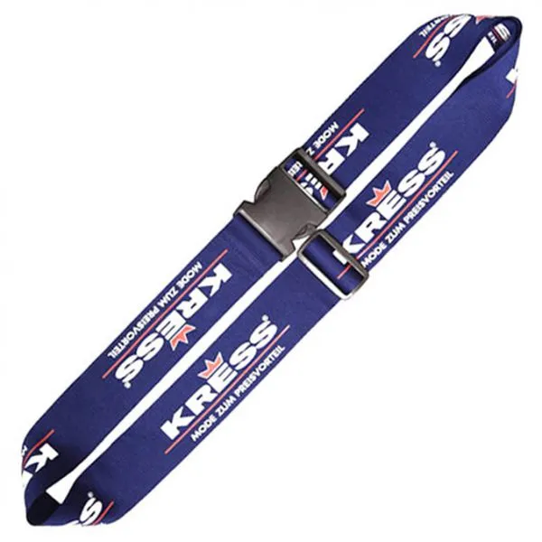 Adjustable Travel Luggage Strap Sublimation Custom Design Lock Belt Manufacturers photo-5